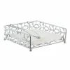 Salvešu Turētājs DKD Home Decor Margarita Sudrabains Metāls Plastmasa 18 x 19 x 6 cm