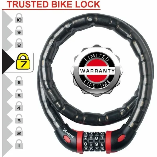 Ketju munalukolla Master Lock