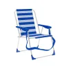 Kokkupandav Tool Marbueno Triibud Sinine Valge 53 x 78 x 56 cm