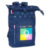 Kannettavan reppu Benetton Cool Laivastonsininen 28 x 42 x 13 cm