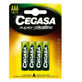 LR03 Alkaline baterijas Cegasa LR03 1,5V (4 uds)