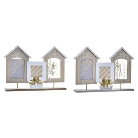 Фото рамка DKD Home Decor Деревянный Цветок Натуральный (42 x 7 x 29 cm) (2 штук)