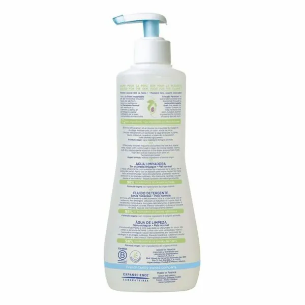 No-rinse Cleansing Water for Babies Mustela 3504105028497 300 ml Avocado