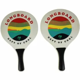 Beach Spades with Ball Longboard Multicolour (2 Units)