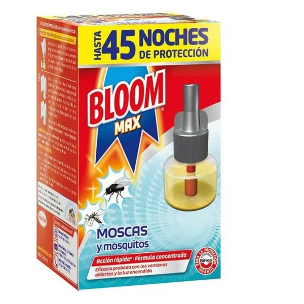Elektrinis Prietaisas nuo Uodų Bloom Bloom Max Moscas Mosquitos 45 Naktis 1 vnt. 18 ml
