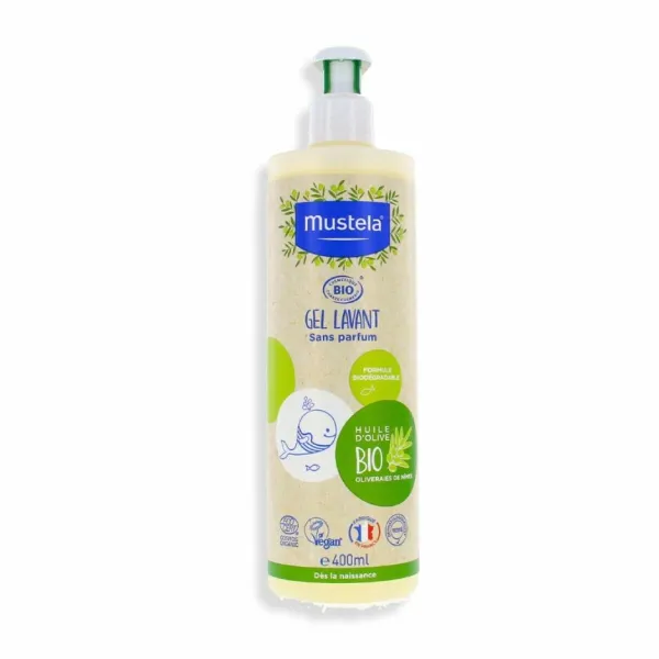 Гель и шампунь Mustela 400 ml