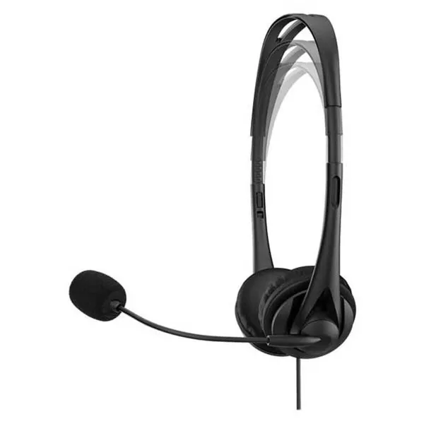 Headphones with Microphone HP Wired USB Headset Black