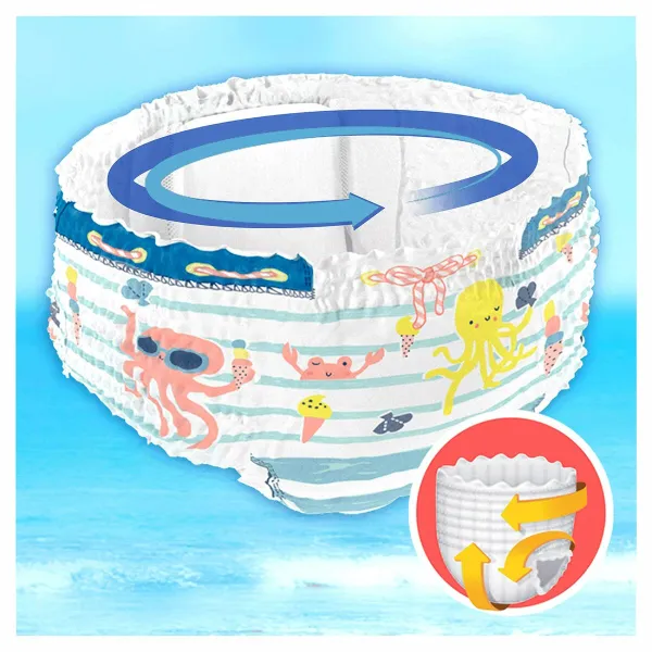 Одноразовые подгузники Dodot Splashers 4-5 9-15 kg (11 штук)