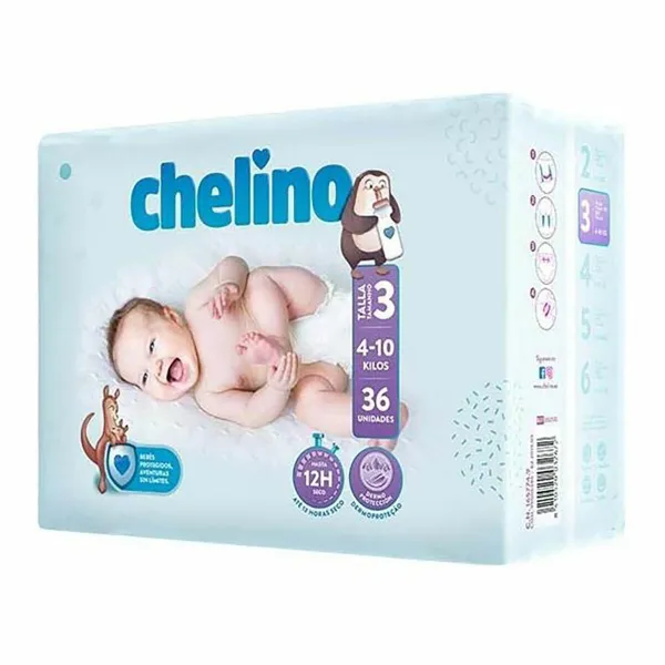Kertakäyttövaipat Chelino (36 uds)