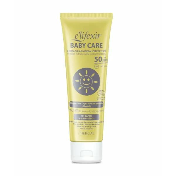 Детское защитное средство от солнца Elifexir Mineral Protection 100 ml SPF 50+