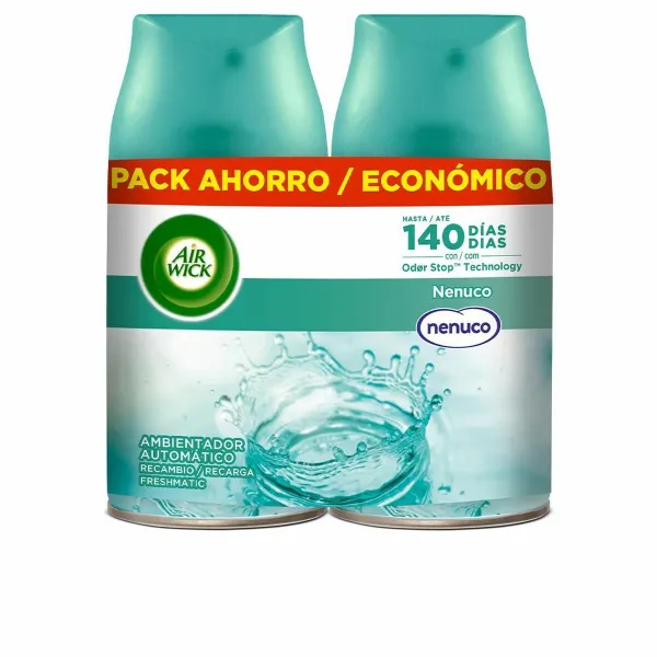Elektronisen Ilmanraikastimen Täyttöpakkaukset Air Wick Nenuco (2 x 250 ml)