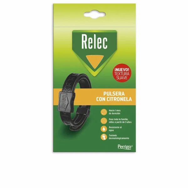 Citronella Anti-mosquito Bracelet Relec Relec Pulsera Black Adults