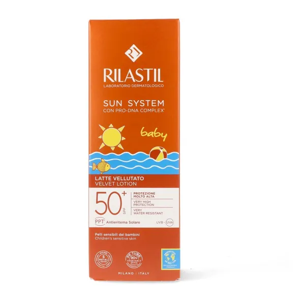Детское молочко после загара Rilastil Sun System Baby Spf 50+ 200 ml