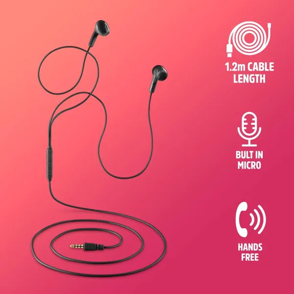 Headphones NGS CROSSFLIPBLACK Black