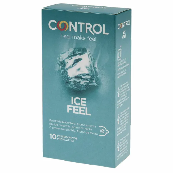 Prezervatyvai Control Ice Feel 10 vnt.