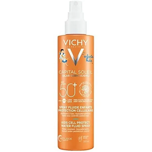 Sunscreen Spray for Children Vichy Capital Soleil Spf 50+ 200 ml