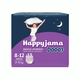 Kertakäyttövaipat Dodot Happyjama 8-12 vuotta Koko 8 13 osaa