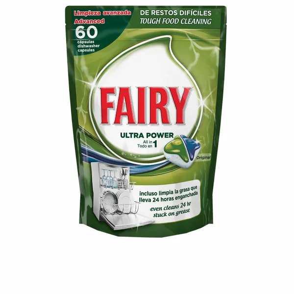 Trauku mazgājamās mašīnās tabletes Fairy Fairy Todo En Original (60 gb.)