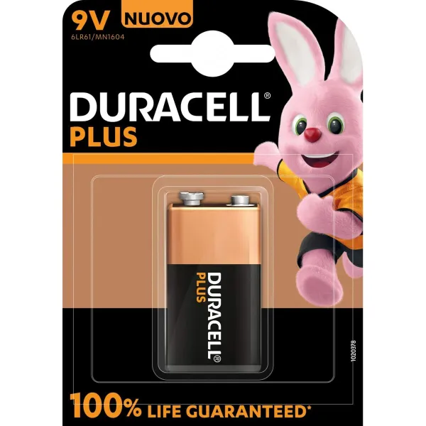 Leelispatarei DURACELL 0502045950 9 V