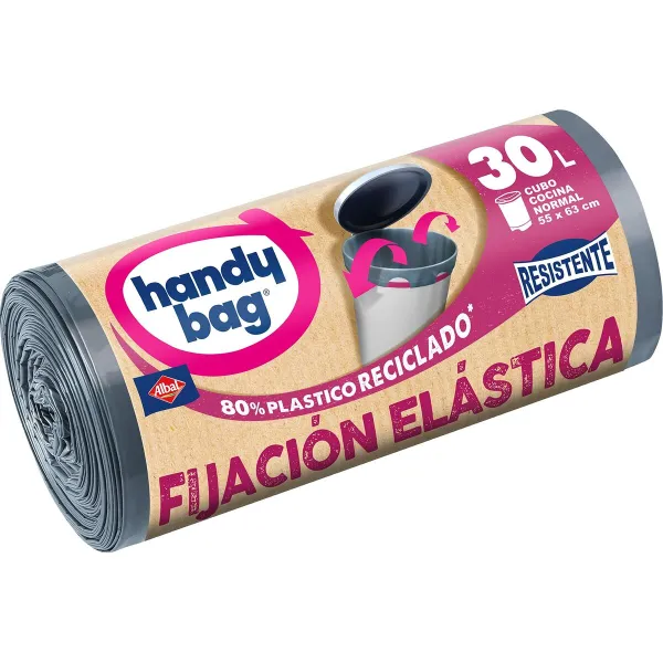 Šiukšlių maišai Albal Handy Bag Fijacion Elastica 30 L (15 vnt.)