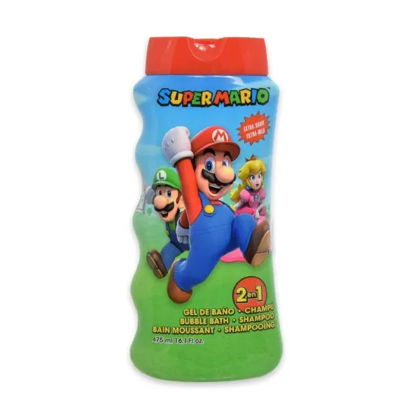 2-in-1 Gelis ir šampūnas Lorenay 475 ml Super Mario Bros™