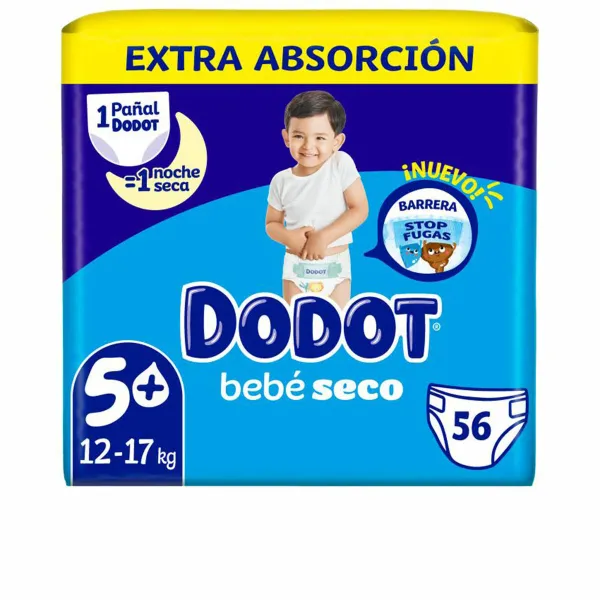 Одноразовые подгузники Dodot Etapas Extra 5 12-17 kg (56 штук)