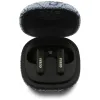 Guess 4G Classic Metal Logo - Bluetooth TWS ENC sluchátka + nabíjecí pouzdro (Modrá)