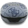 Guess 4G Classic Metal Logo - Bluetooth TWS ENC sluchátka + nabíjecí pouzdro (Modrá)
