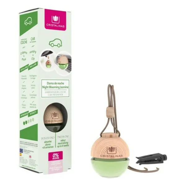 Auton ilmanraikastin Night Blooming Jasmine Cristalinas Coche 6 ml