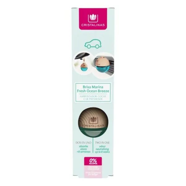 Auton ilmanraikastin Fresh Ocean Breeze Cristalinas (6 ml)