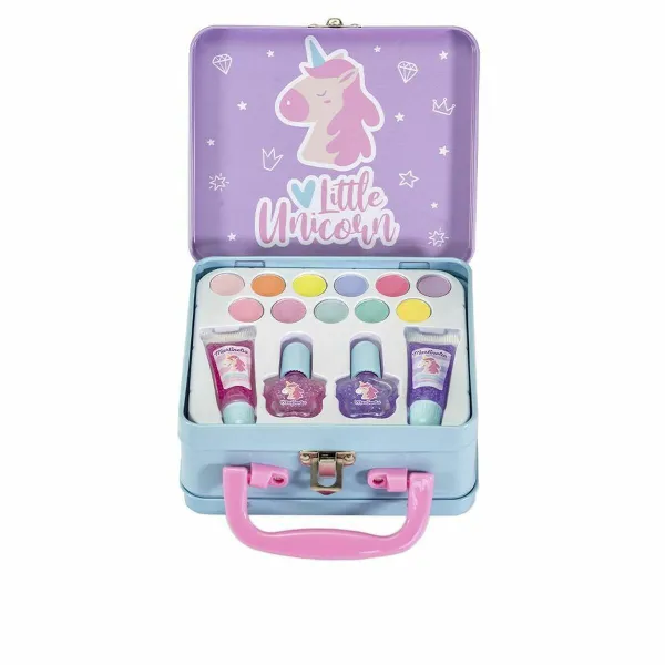 Lasten meikkisetti Martinelia Unicorn Medium Tin Case 15 osaa (15 pcs)