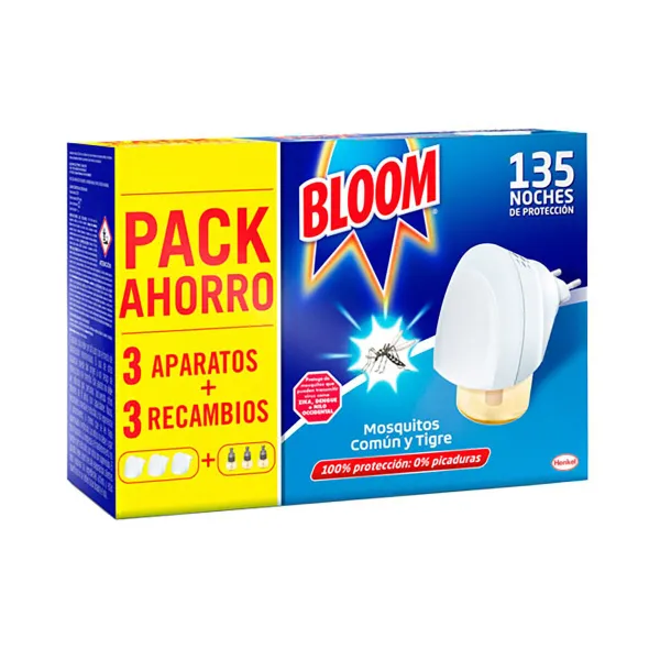 Priemonė nuo paprastųjų ir tigrinių uodų Bloom Bloom 6 Dalys