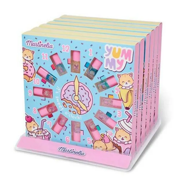 Kauneussetti Martinelia Yummy Lasten Kynsilakka 12 osaa (24,5 x 24,5 x 3 cm)