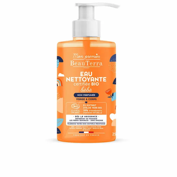 Vauvojen puhdistusvesi, ei vaadi huuhtelua Beauterra Bio Bebé 750 ml Parfyyminäyte