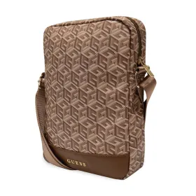 Guess GCube Stripe Tablet Bag - 10" Tablet bag (Brown)