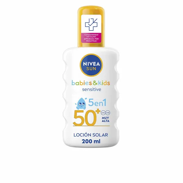 Sunscreen for Children Nivea SUN BABIES&KIDS Spf 50+ 200 ml