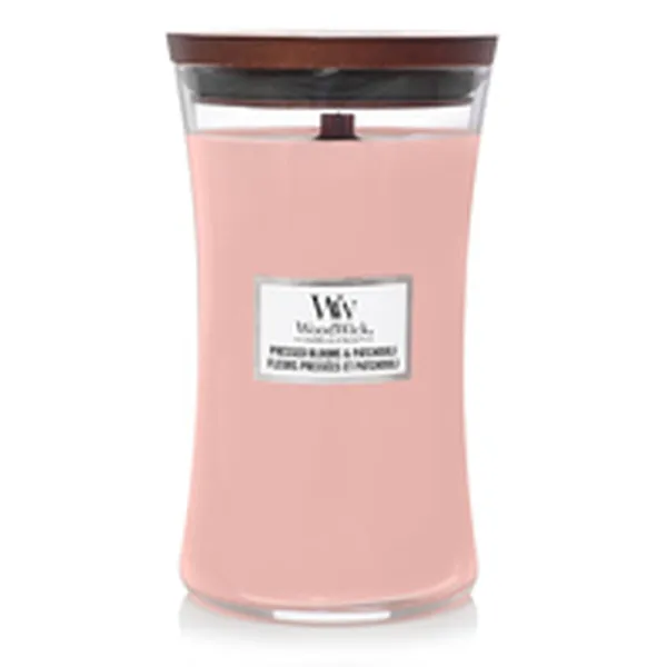 Ароматизированная свеча Woodwick Pressed Blooms & Patchouli 610 g