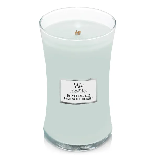 Ароматизированная свеча Woodwick Sagewood & Seagrass 610 g