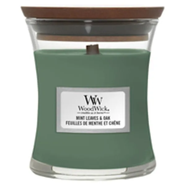 Ароматизированная свеча Woodwick Mint Leaves & Oak 275 g