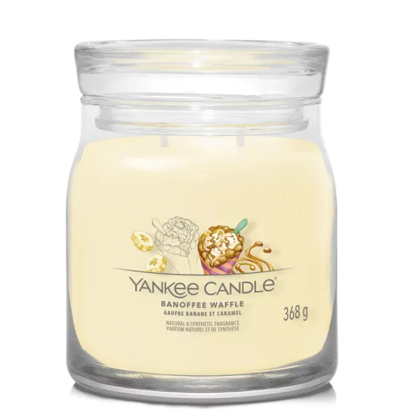 Tuoksukynttilä Yankee Candle Banoffee Waffle 368 g