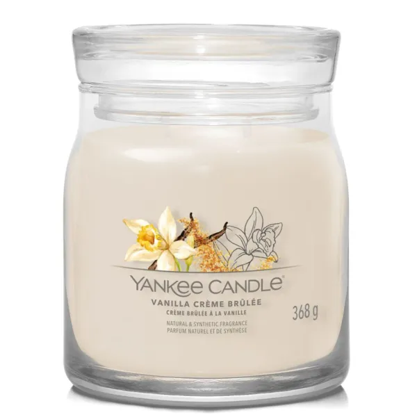 Aromātiska svece Yankee Candle Vanilla Creme Brulée 368 g