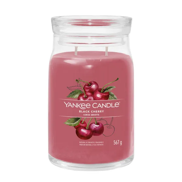 Aromātiska svece Yankee Candle Black Cherry 567 g