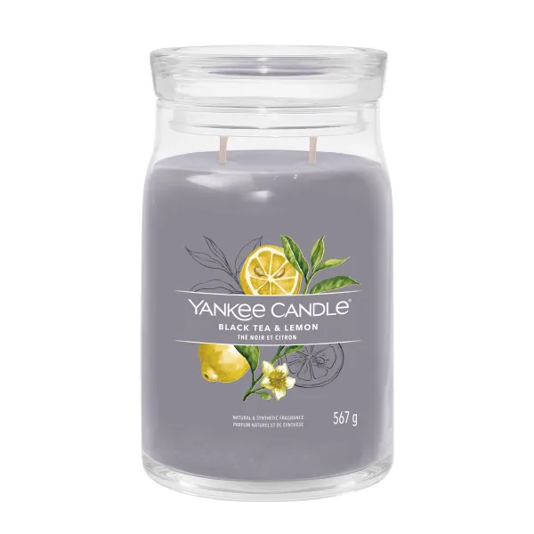 Ароматизированная свеча Yankee Candle Лимонный Черный чай 567 g