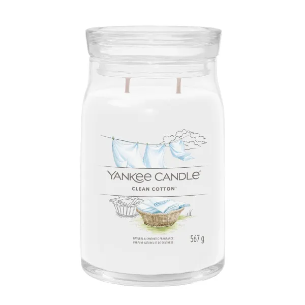Scented Candle Yankee Candle Clean Cotton 567 g