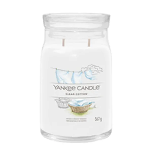 Scented Candle Yankee Candle Clean Cotton 567 g