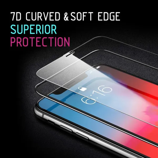 Crong 7D Nano Flexible Glass – Full Coverage Hybrid Screen Protector 9H Samsung Galaxy A80 / A90
