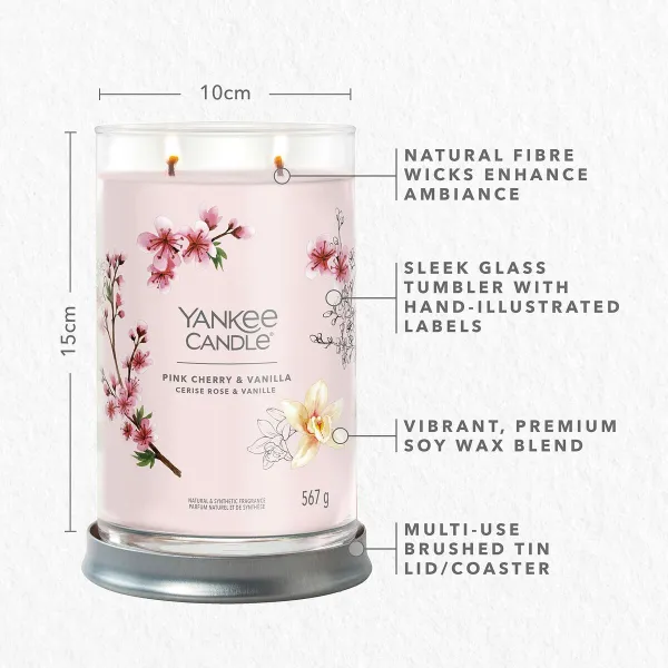 Aromātiska svece Yankee Candle Signature Large Tumbler 567 g