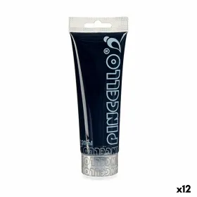 Acrylic paint Pincello Black 120 ml (12 Units)