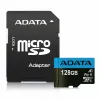 Mikro SD atminties kortelė su adapteriu Adata AUSDX128GUICL10A1-RA1 128 GB