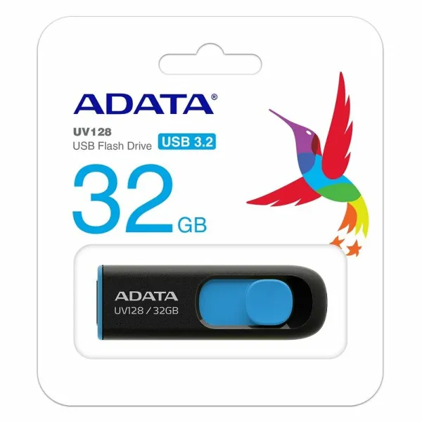 USВ-флешь память Adata AUV128-32G-RBE 32 GB Синий Черный/Синий